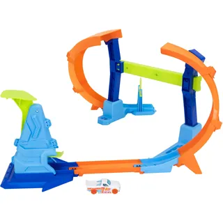 Mattel Stunt Tracks Corkscrew Jump Champion JLM91