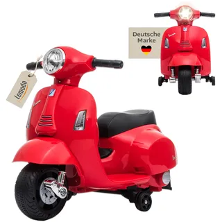 Lemodo Vespa Kinder Elektrofahrzeug Elektro Motorrad rot