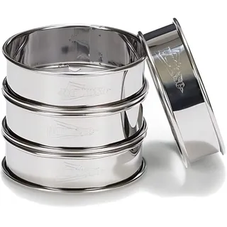 Patisse 4er Set Edelstahl silber, 4-tlg.