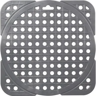 FACKELMANN Küchenorganizer-Set Fackelmann Spülbeckenmatte eckig 29 x 29 cm 2-fach weiß