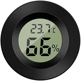 ZHITING Hygrometer Innen Mini LED Digtal Temperature Luftfeuchtigkeitsmesser für basement, babyroom, Home, Office, -50°C ~+70°C