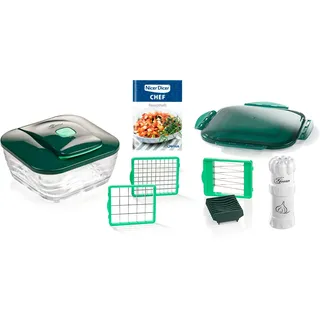 Genius Nicer Dicer Chef 10-tlg. grün