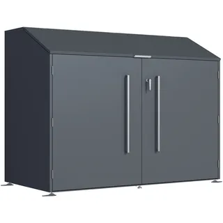 Westmann Fahrradgarage Linea anthrazit 100x200x154cm