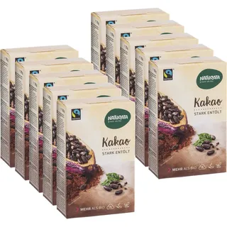 Kakao, stark entölt, 10 x 125 g