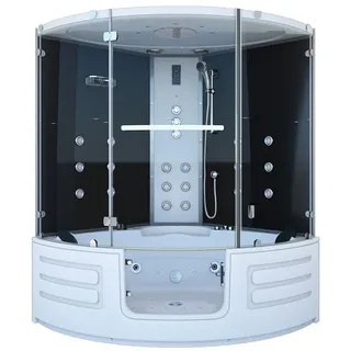 AcquaVapore AquaVapore Dampfdusche Whirlpool Dusche Duschkabine K70-SW-TH-EC-SC 150x150cm