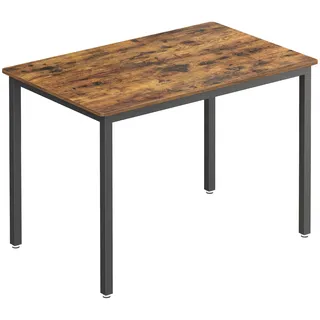 VASAGLE Küchentisch 70 x 110 x 77 cm vintagebraun/Mattschwarz