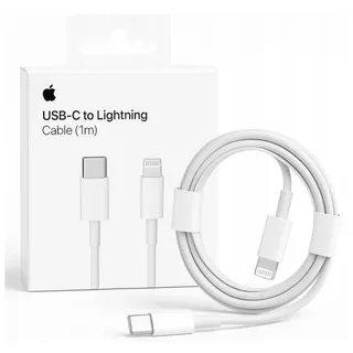 Apple iPhone USB‐C auf Lightning Kabel 1m USB C Ladekabel iPhone 14 13 12 11 X Pro Max - Weiß