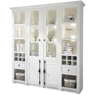 furn.design Buffetschrank 194 x 207 cm Weiß