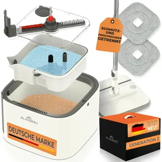alanberg Wischmopp Set Gen 2 Weiß