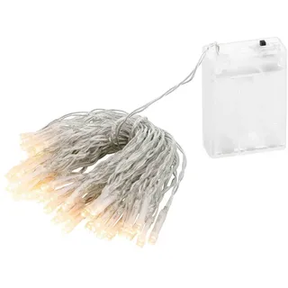 Lex LED Lichterkette Batterie 8 m warmweiß