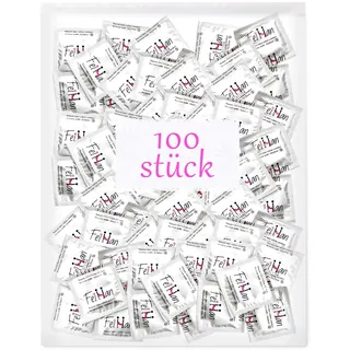 Kondome 100 Stück Packung - Condoms für männer - Natürliches Empfinden - Extra dünne Kondome für intensives Empfinden beim gemeinsamen Liebesspiel- 53 mm breite - Condoms for Men