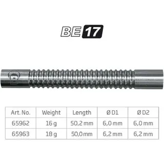 BULL'S BULLS BULL'S Dartpfeil BE-17 Soft Dart Barrel, Größe ONE SIZE in Silber FARBIG SILBER