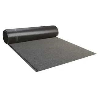 Schmutzfangmatte Miltex Olefin grau 1,22 x max. 18,3 m Schmutzfangmatte mit weichem Rücken, Meterware