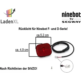 Rücklicht für Segway Ninebot F- & D-Serie & Max G2 E-Scooter Ersatzteil Zubehör
