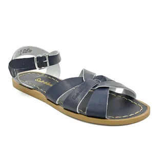 Salt Water Original Little Kid Leather Sandals, Marineblau, 12 Little Kid - 30 EU