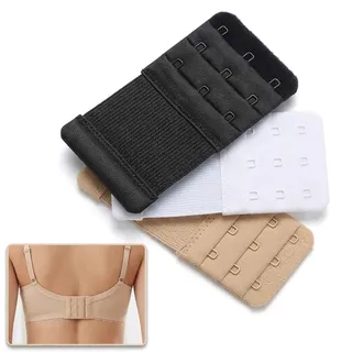 3 Stück Bh Verlängerung,Erweiterung 3 Haken,Body Verlängerung Damen,Extenders Erweiterung,Verschluss Bh-Verlängerung,Bra Extender,Bh-Verlängerungsband,Breit,Elastischeextenders,Reihen,Für Damen
