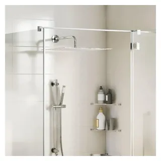 vidaXL Regenbrause Edelstahl 304 50x50 cm Quadrat