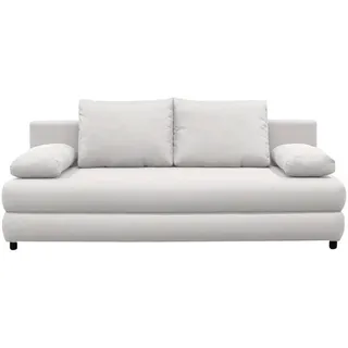 P & B Schlafsofa, Weiß, Textil, 2-Sitzer, Füllung: Schaumstoff, 206x88x87 cm, Made in EU, Kinder- & Jugendzimmer, Jugendmöbel, Jugendsofas