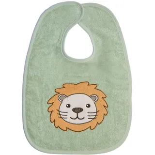 Wörner Lätzchen WÖRNER "löwe helloliv Klettlatz", Baby, grün (helloliv), Baumwolle, Lätzchen, mit Klettverschluss, maschinenwaschbar, trocknergeeignet