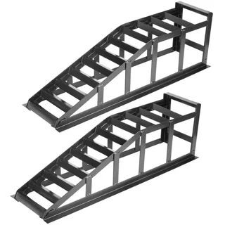 STAHLWERK Auffahrrampe GT-14 ST 2er Set Mit 2 Tonnen Tragkraft Auffahrbock