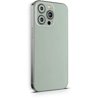 Skins4u Schutzfolie Skin Cover Skins Design Folie Kratzerschutz kompatibel mit iPhone 12 Mini Solid State Pistazie