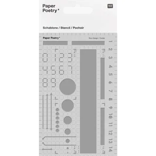 Rico Design Schablone, Bullet Diary, Basic