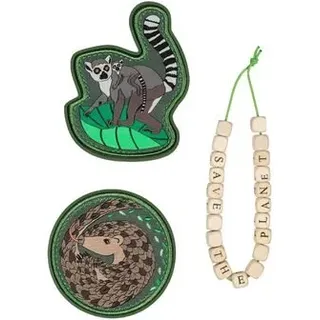 DerDieDas Wechselbuttons Green Planet