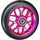 Spy7 Stunt-Scooter 110mm Pink/Pu Schwarz Rosa