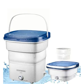 Steinborg Faltbare Mini Waschmaschine 1,5 kg 35 x 38 cm Blau
