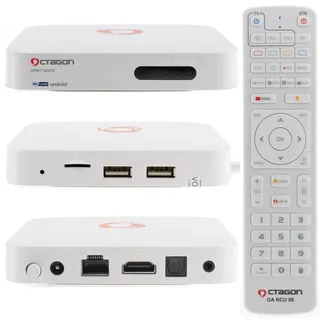 Octagon Spirit White 4K UHD Android TV Box
