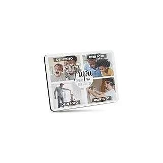 PR Print Royal Mousepad mit Fotocollage für Papa selbst gestalten - Bedrucktes Mauspad - Danke Papa - 23 x 19 cm, 5mm stark | Fotogeschenk für Papa