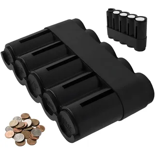 Kleingeld Aufbewahrung MüNzbox,MüNzsortierer,Kleingeld Sortierer,MüNzen Box,MüNzspender,MüNzen Aufbewahrung Boxen,Und Kleingeldaufbewahrung FüR Taxifahrer,Praktische GeldböRse Mit Sicherheitsverschlus