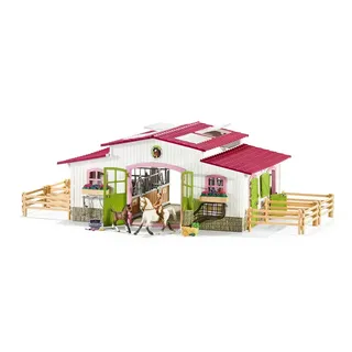 Schleich Horse Club Reiterhof mit Reiterin und Pferden 42344