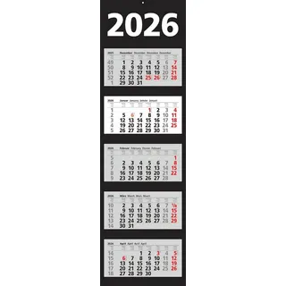 Adina 2026 Adina Wandkalender Fünfmonatskalender mit Tagesanzeiger 110x33cm