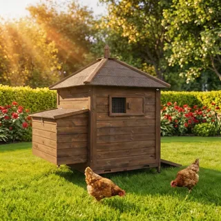 My Animal MyAnimal Hühnerstall für 3 Hühner MH-11 mit Nistkasten, Hühnerhaus schutzimprägniert, Dach abnehmbar