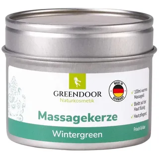 GREENDOOR Massagekerze Wintergreen 100 ml