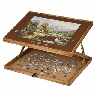 Relaxdays Puzzletisch 93 x 38 x 74,5 cm