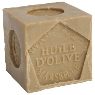 Bürstenhaus Redecker Handseife Olivenseife im Block, 300 gr., traditionelle französische Kernseife, 1-tlg.