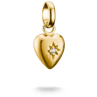 Thomas Sabo Charm-Anhänger Herz Gold 1234-414-14