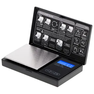 Adler AD 3176 Präzisionswaage Feinwaage beleuchtete LCD Anzeige schwarz