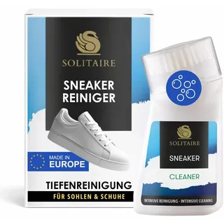 Solitaire Sneaker Cleaner Schuh-Reiniger entfernt Schmutz und Flecken intensive Reinigung für Leder, Wildleder, Textilien 75 ml
