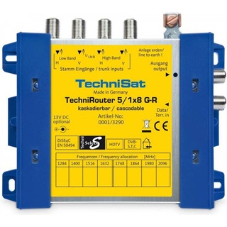 TechniSat TechniRouter G-R 5/1x8K (Multischalter), SAT Zubehör, Gelb, Blau