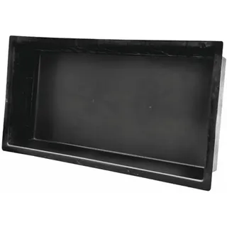 GFK Rechteckbecken 500 l schwarz 200x100x35 cm UV-beständiges Teichbecken