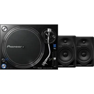 Pioneer PLX-1000 + Pioneer DJ DM-50D-BT Schwarz