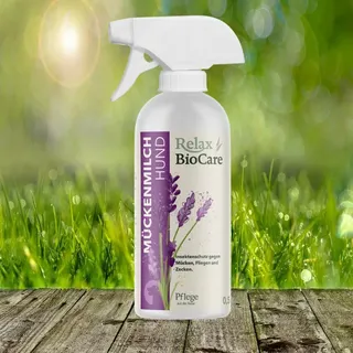 Relax Biocare Mückenmilch für Hunde 0,5 l Dosierspray