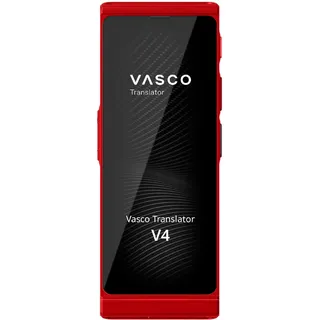Vasco Translator V4 Sprachübersetzer | Übersetzungsgerät | Übersetzt lebenslang gratis | 108 Sprachen | Spracheingabe und Sprachausgabe | Foto Übersetzer | Farbe: Ruby Red