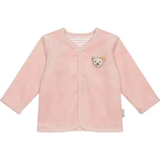 Steiff Jacke, Bio-Baumwolle, Druckknopfleiste, für Babys und Kleinkinder, 3015 SILVER PINK, 68