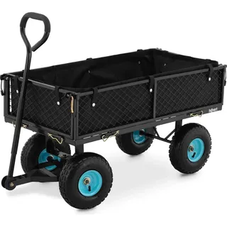 Hillvert Bollerwagen faltbar schwarz