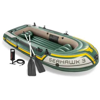 Intex Seahawk 3 Set inkl. Alu-Paddel + Pumpe und Paddel