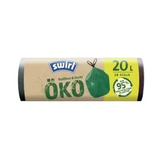 Swirl Müllsäcke Schwarz 18 Rollen